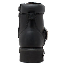 YKK Zipper Black Biker Boot