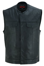 Men's Premium Perforated Single Back Panel Concealment Vest W/O