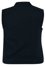 Women's Advance Black Construction Denim Vest