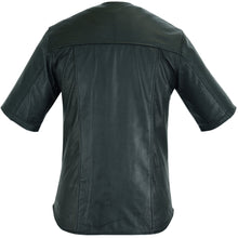 Leather Baseball Motorcycle Shirt