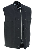 Men's Modern Utility Style Canvas Vest