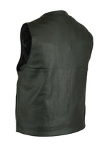 Men's Single Back Panel Concealed Carry Vest (Buffalo Nickel Sn