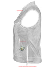 Women's Premium Single Back Panel Concealment Vest - GRAY