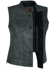 Women's Premium Single Back Panel Concealment Vest - GRAY