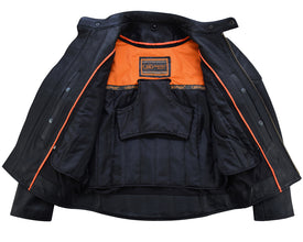 Men's Vented M/C Jacket Side Laces