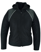 Women's Mesh 3-in-1 Riding Jacket (Black/Black Tone Reflective)